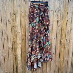 Tomorrows yesterday butterfly Floral Multicolor  Skirt